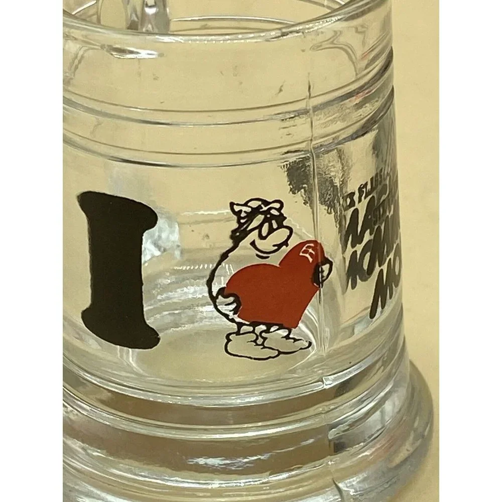 Six Flags Magic Mountain CA Amusement Park Clear Glass Shot Glass Mini Stein
